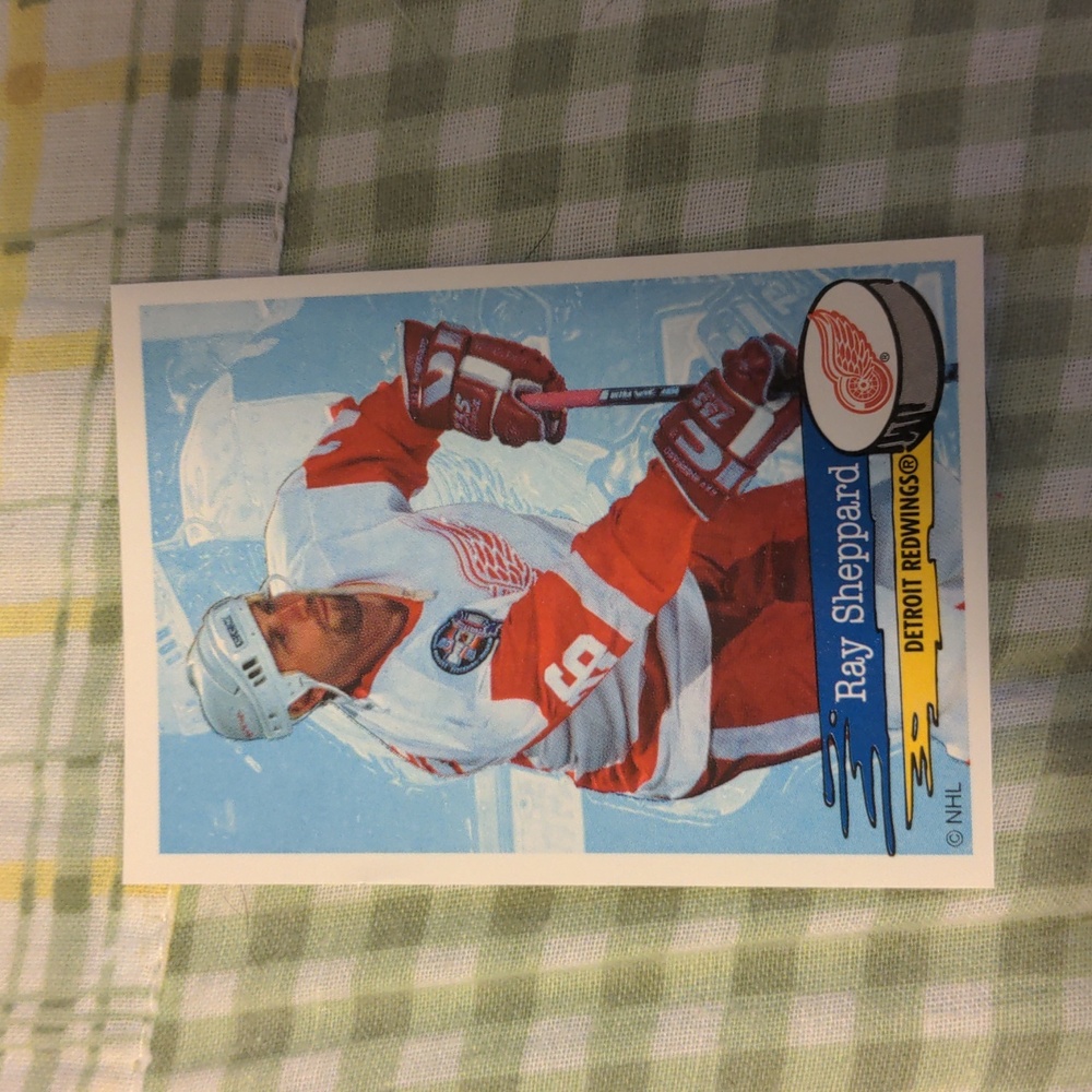 10 for $20 Ray Sheppard Detroit RedWings NHL Hockey Sticker #183